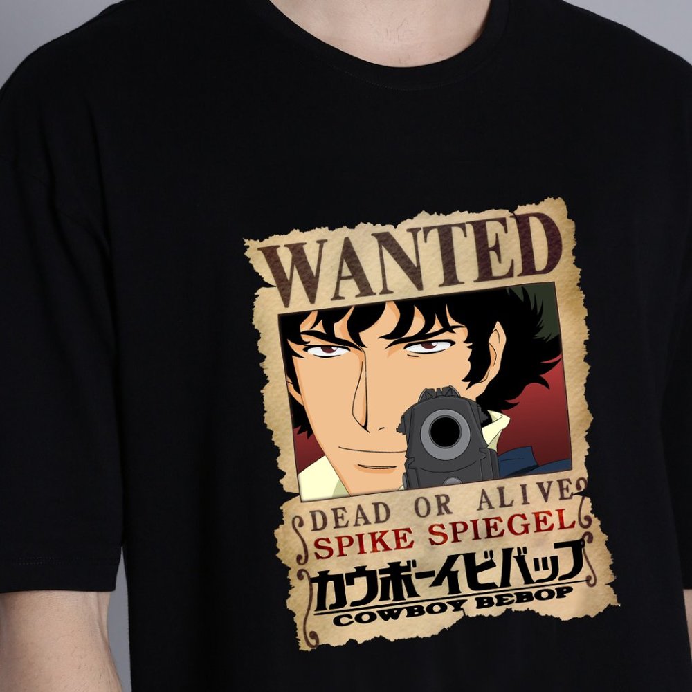 Spike Spiegel Wanted Shirt Anime T-Shirt